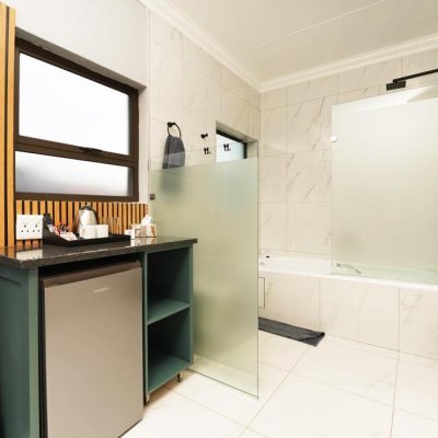 AvA Guest House - Quellerina, Randburg - Room Fridge and coffee station - Room 4